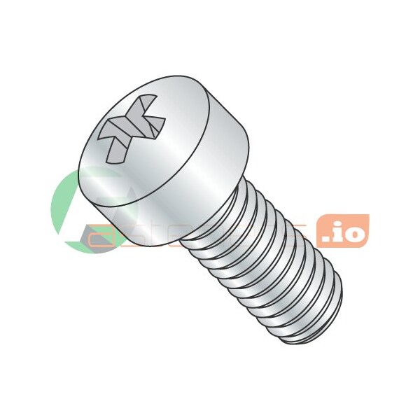 Newport Fasteners #8-32 x 7/16 in Phillips Fillister Machine Screw, Zinc Plated Steel, 10000 PK 478612 - main